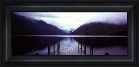 Framed Serene Dock II Print