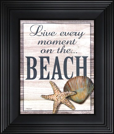 Framed Live Every Moment - mini Print
