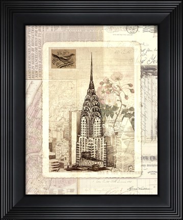 Framed NY Sketchbook Print