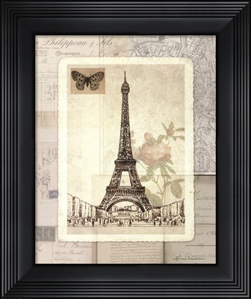Framed Paris Sketchbook Print