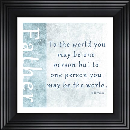 Framed To One Person Print