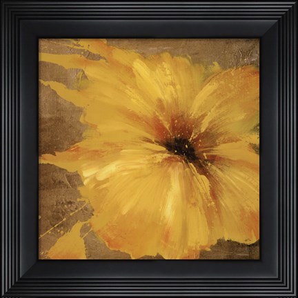 Framed Colourful Flowers I Print
