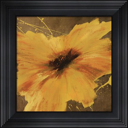 Framed Colourful Flowers II Print