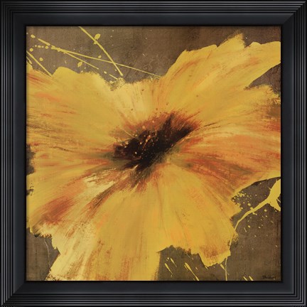 Framed Colourful Flowers II Print