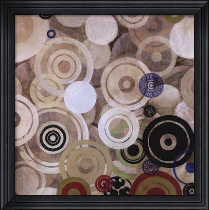 Framed Lots Of Spots IV Print