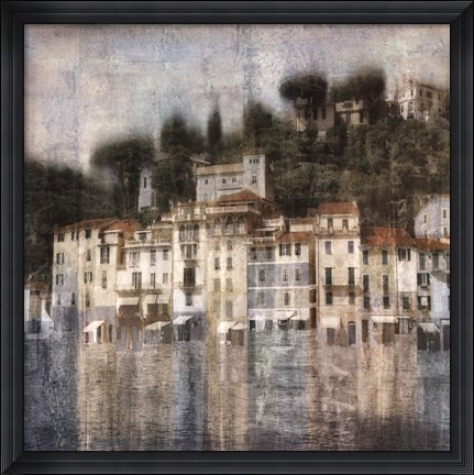Framed Mediterranean Hillside Print