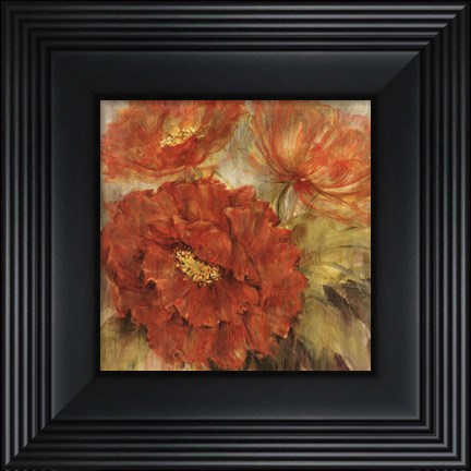 Framed Calypso Reds II Print