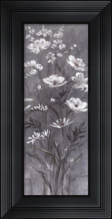 Framed Celadon Bouquet III Print
