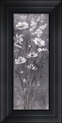 Framed Celadon Bouquet IV Print