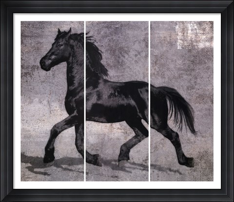 Framed Caballus III Print