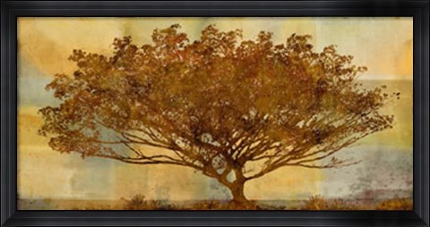 Framed Autumn Radiance Sepia Print