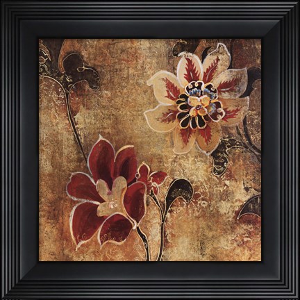 Framed Deep Opulence I Print