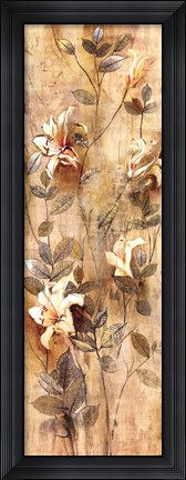 Framed Candlelight Lilies I Print