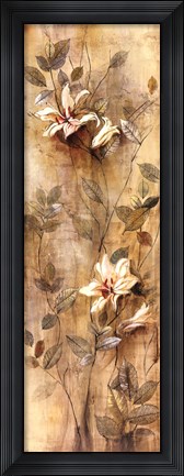 Framed Candlelight Lilies II Print
