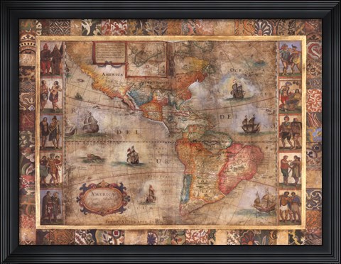 Framed Old World II Print