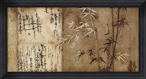 Framed Notes From The Past IV Print