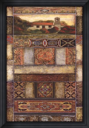 Framed Spanish Road I Print