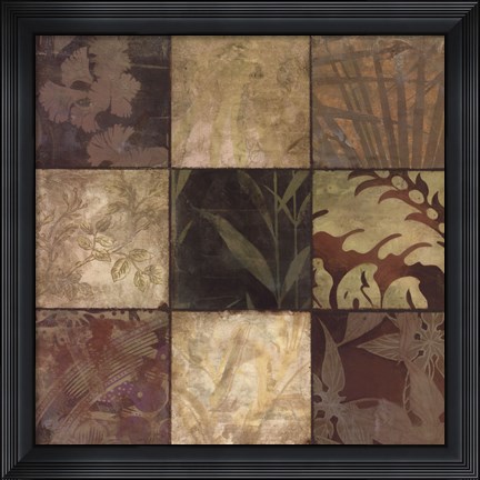 Framed Mosaic IV - Detail I Print