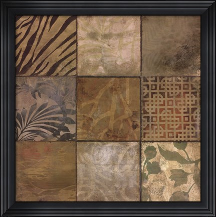 Framed Mosaic IV - Detail III Print
