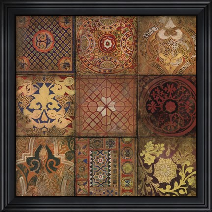 Framed Mosaic III - Detail II Print