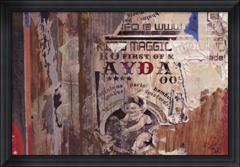 Framed Passing By V Print