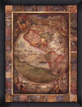 Framed Orbis Terra Print