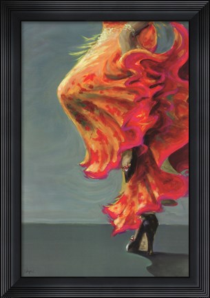 Framed Flamenco Fiesta I Print
