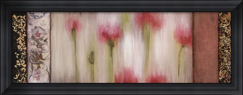 Framed Rain Flower I Print