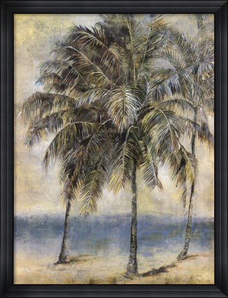 Framed Palm Hammock II Print