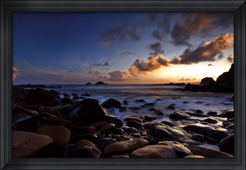 Framed Blue Cove Print