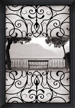 Framed Lago di Como I Print