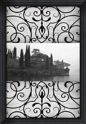 Framed Lago di Como II Print