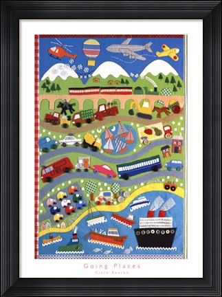 Framed Going Places Print
