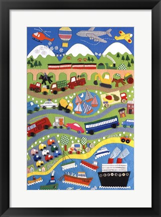 Framed Going Places Print