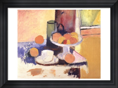 Framed Still Life With Oranges Print