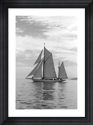 Framed Sailing Off Print