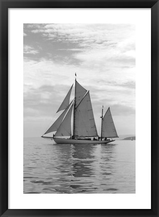 Framed Sailing Off Print
