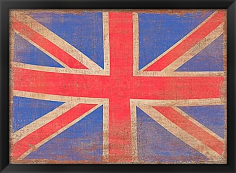 Framed Union Jack, Vintage Print