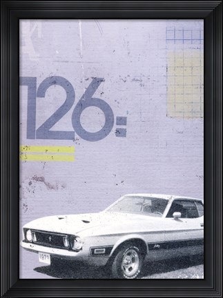 Framed Mustang Print