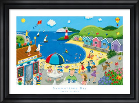 Framed Summertime Bay Print