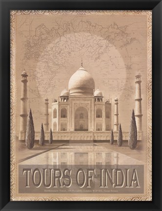 Framed Tours of The East I Print