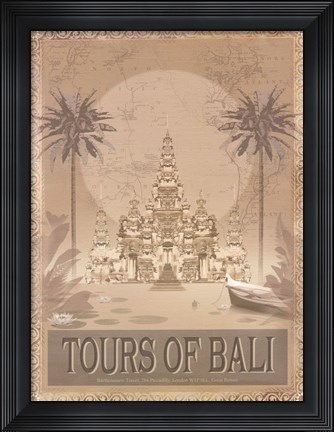 Framed Tours of The East II Print