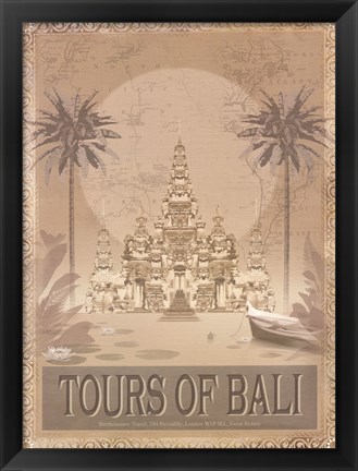Framed Tours of The East II Print