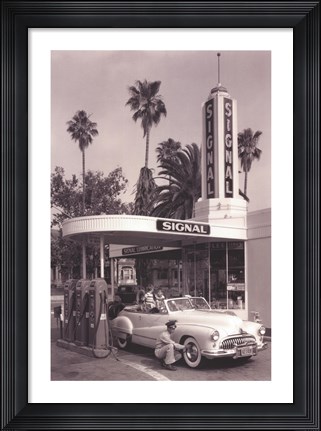 Framed Tyre Check Print