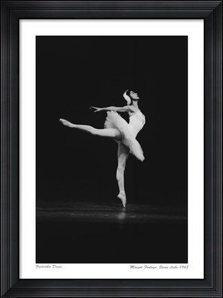 Framed Margot Fonteyn, Swan Lake 1963 Print