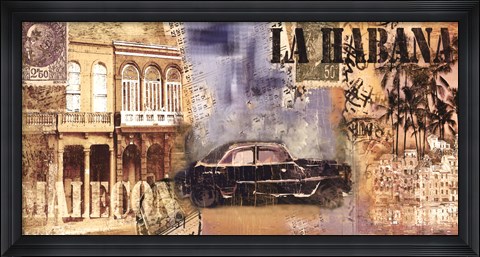 Framed La Habana Print