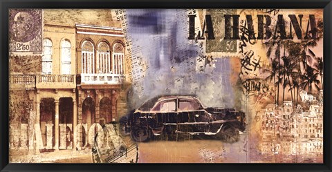 Framed La Habana Print