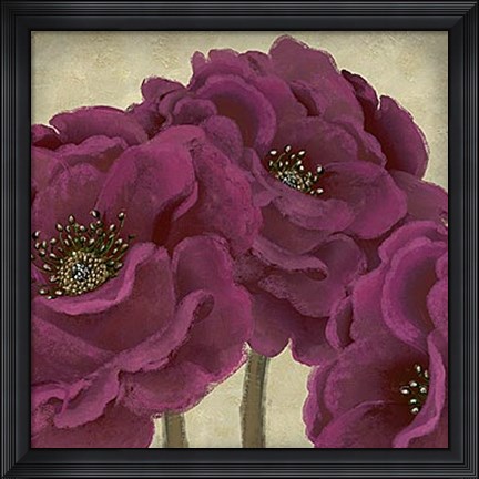 Framed Peony Dusk II Print