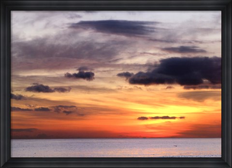 Framed Amber Bay Print