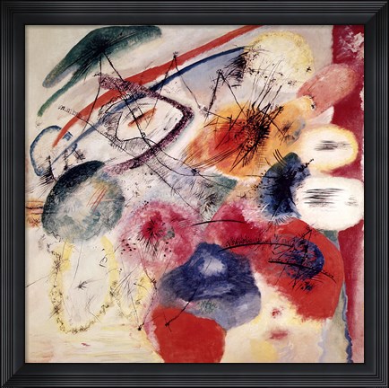 Framed Black Lines, 1913 Print